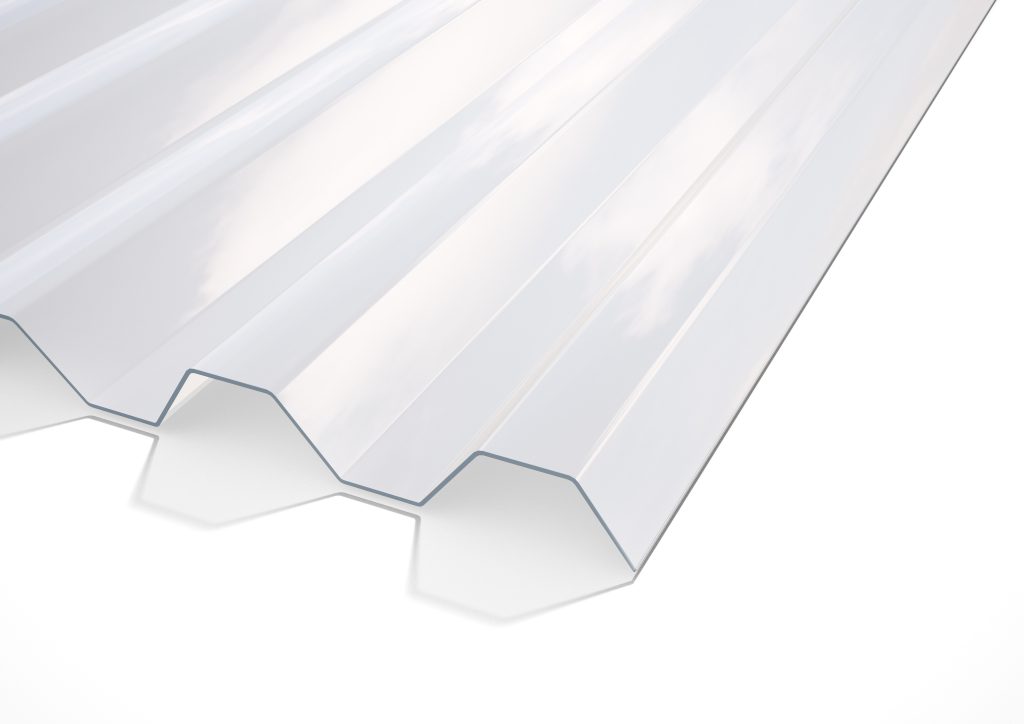 Suntuf Trapezplade 76/18 Klar 350 cm