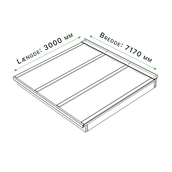 Komplet termotag 7170 x 3000 mm