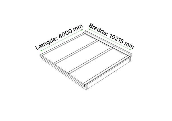 Komplet termotag 16mm opal 10 m x 400 cm