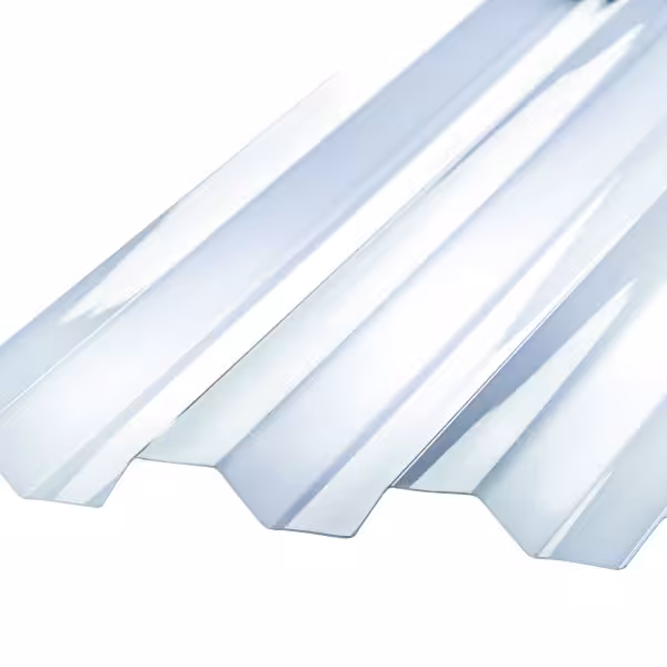 Sunlux Trapezplade 76/18 Opal 244 cm
