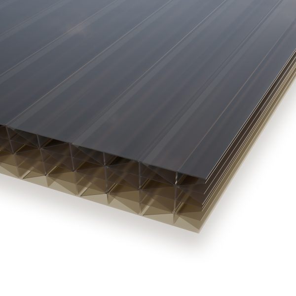 Kanalplade 32 mm Bronze 500 x 120 cm