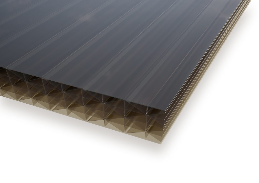 Kanalplade 32 mm Bronze 600 x 120 cm