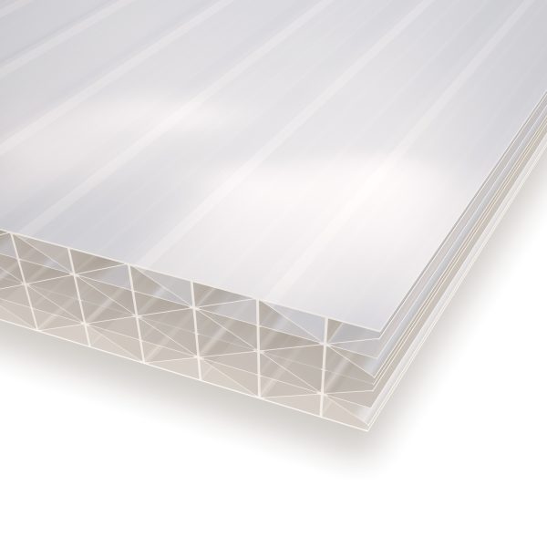 Kanalplade 32 mm opal 350 x 120 cm