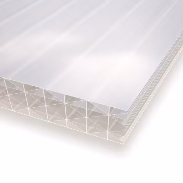 Kanalplade 32 mm opal 500 x 120 cm