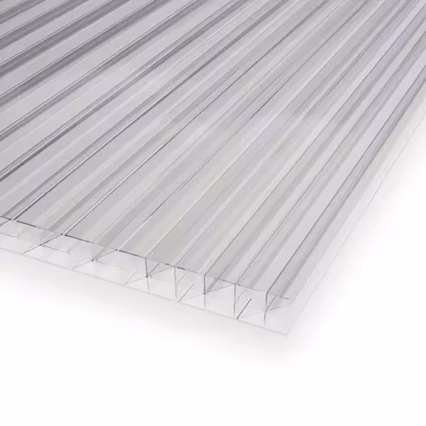 Kanalplade 16 mm klar 600 x 120 cm
