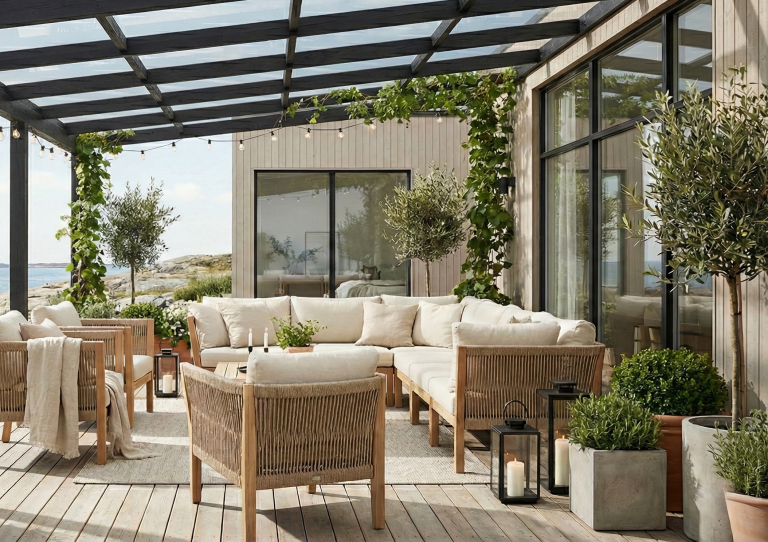 Udendørs billede med tag