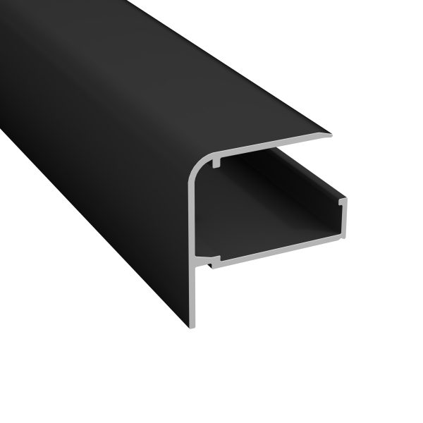 Vandnæse Sort Alu 16 mm 378 cm