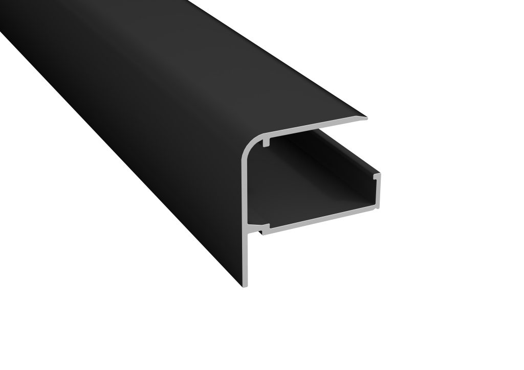 Vandnæse Sort Alu 16 mm 515 cm