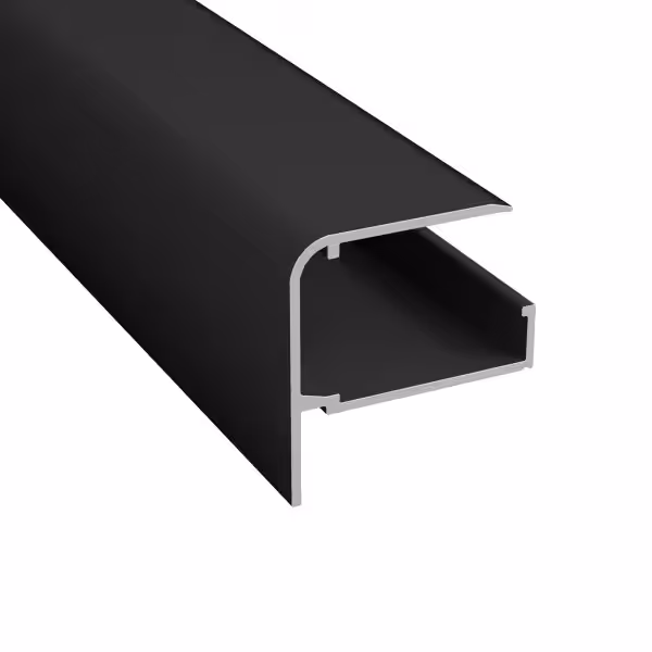 Vandnæse Sort Alu 16 mm 515 cm
